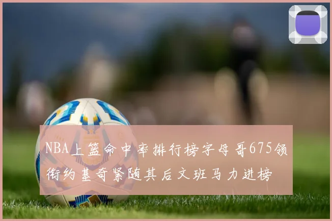 NBA上篮命中率排行榜字母哥675领衔约基奇紧随其后文班马力进榜
