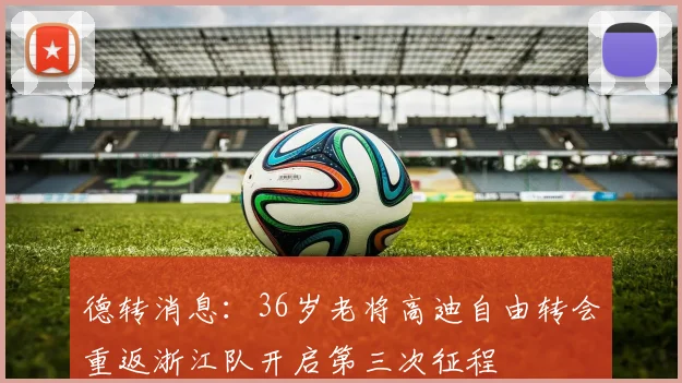 德转消息：36岁老将高迪自由转会重返浙江队开启第三次征程